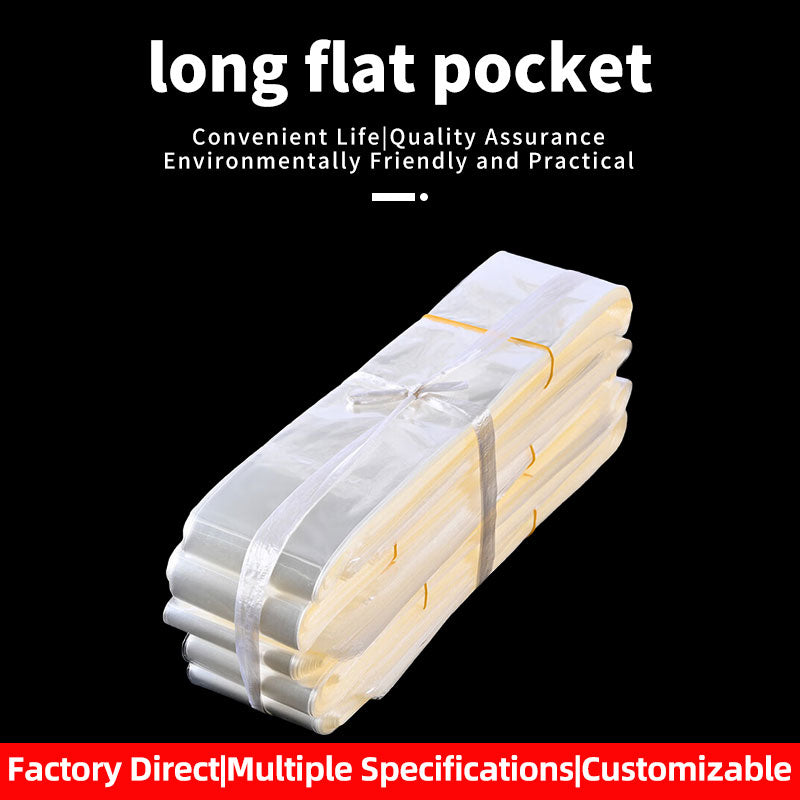 HePing long flat pocket(Price please ask customer service)Plastic bags Adhesive Glass Bags
