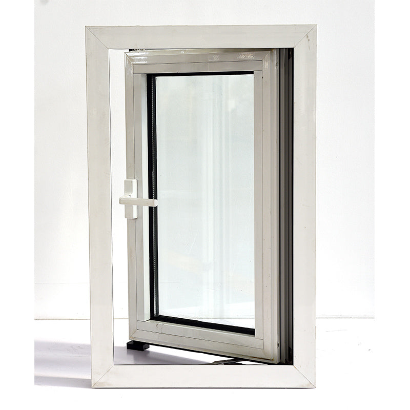 JIEJIE 50 series ordinary outward opening window PVC laminated glass soundproof window with inner opening