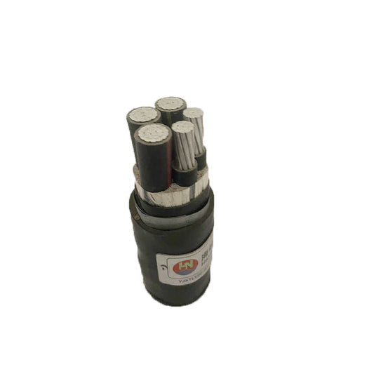 HaiNa Aluminum alloy conductor cross-linked polyethylene insulated PVC sheathed steel tape armored power cable(ZRA-YJLHV22) Starting lot size 500 meters(Price please ask customer service)Outdoor Aluminum Wire Armored Cable Wire