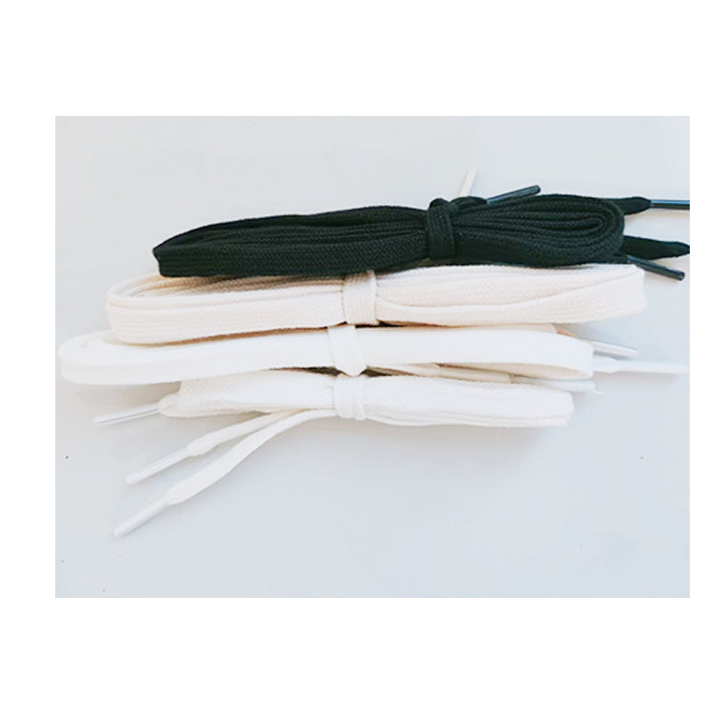 HUALIAN  Single color polyester/cotton shoelace