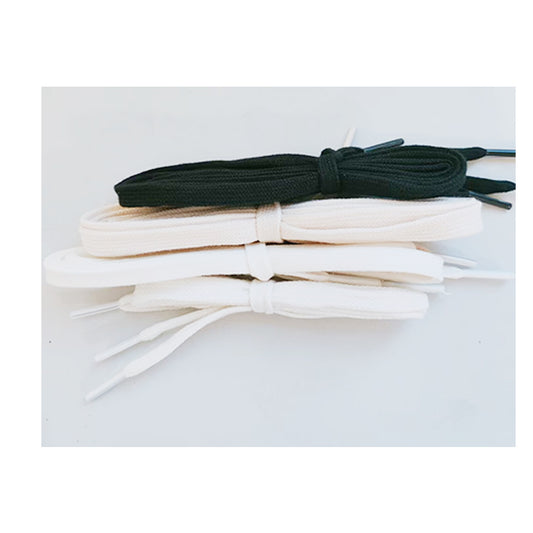 HUALIAN  Single color polyester/cotton shoelace