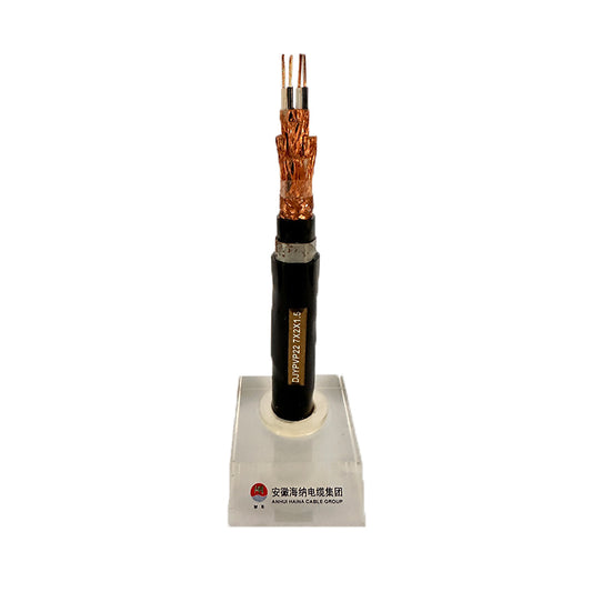 HaiNa Copper core crosslinked polyethylene insulated PVC sheathed copper wire braided split screen and total screen steel tape armored electronic computer cable(DJYJPVP22) Starting lot 1000 meters(Price please ask customer service)Shielded Explosion-proof