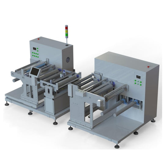 JIAAN  Reel to Reel A0I Line Inspection Take-up and Unwind Machine RTR-A0I-500V1.1  Automatic CNC plate rolling machine