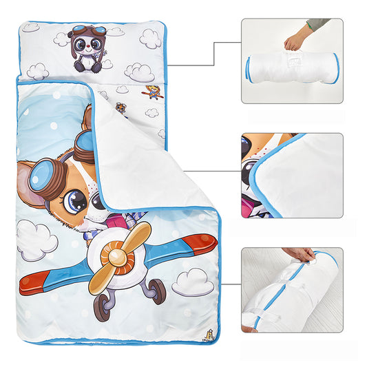 TIANXIU  Nap mat (53*116cm) 02  Cartoon design all-in-one anti-kick sleeping bag