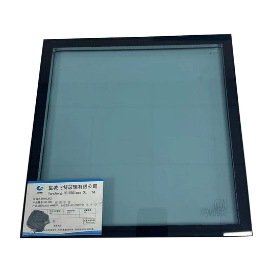 FEITE  6+12+6lowe insulating glass(Weihai Soft Blue)Impact resistant corrosion resistant super sound insulation