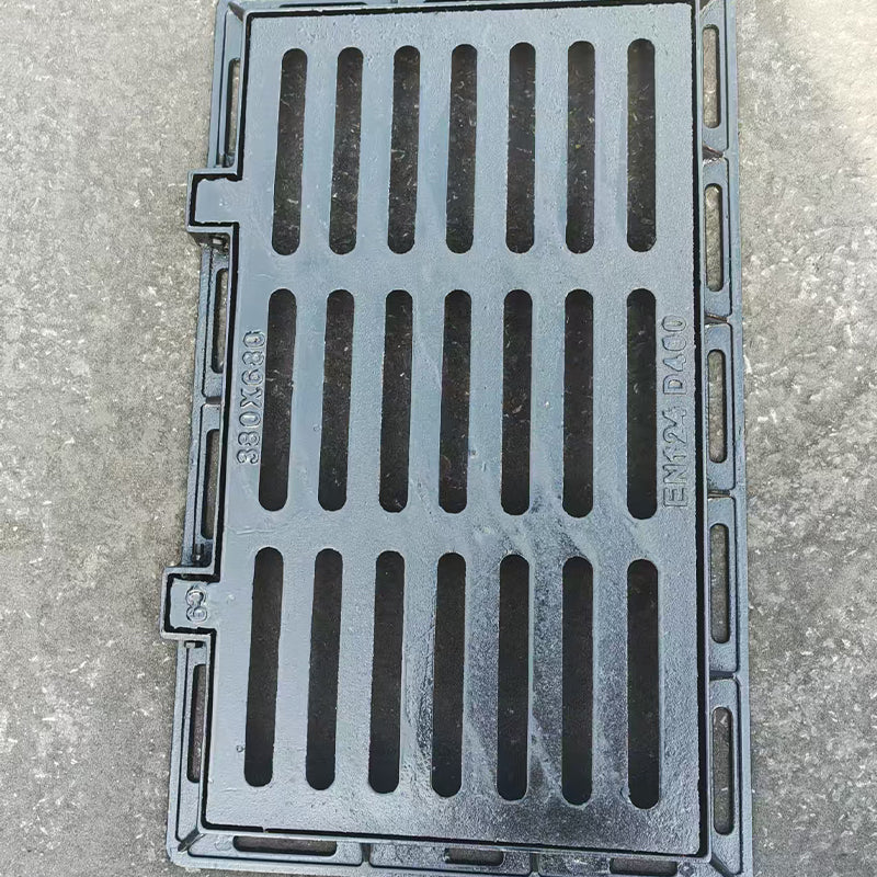 Honghua Ductile cast iron manhole cover 380*680 Sewerage rainwater cover Anti-theft