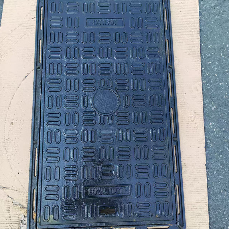Honghua Ductile cast iron manhole cover 470*860 Lightweight manhole cover Manhole cover grating