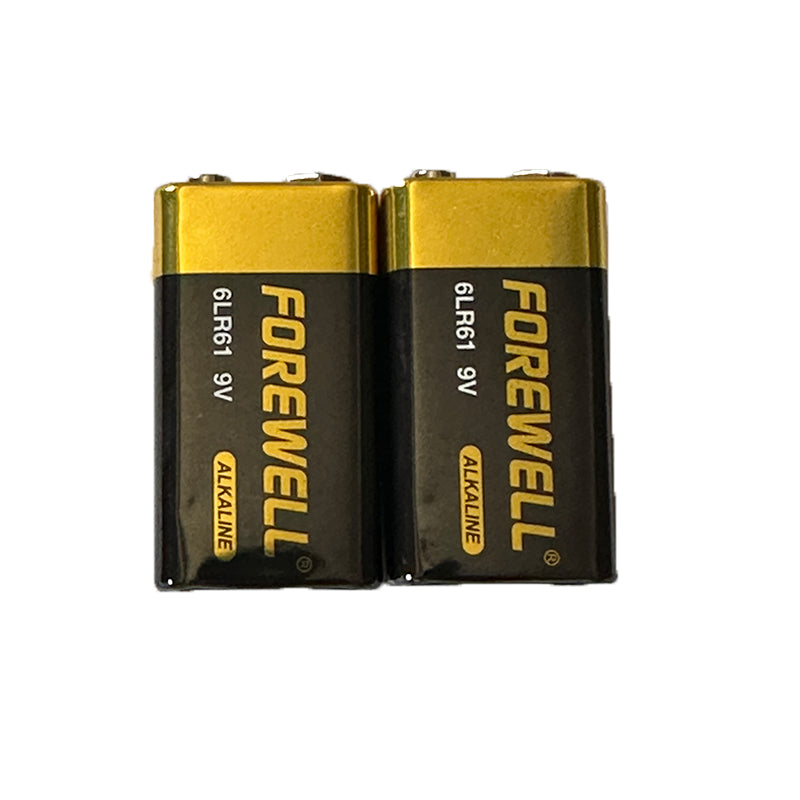 Weihe Alkaline dry cell 6LR61,2S  Durable, mercury-free and environmentally friendly