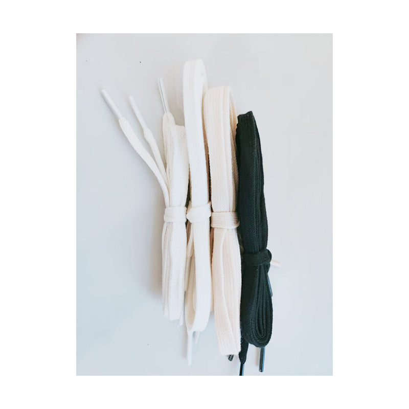 HUALIAN  Single color polyester/cotton shoelace