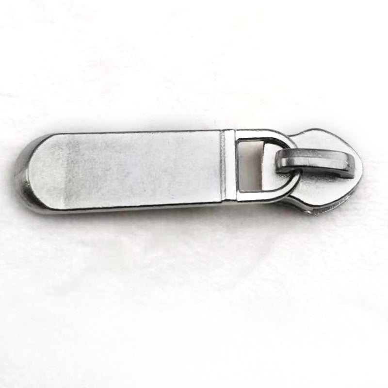 ANXIN 5# round head wavy thumb pull tab pull card luggage tent special nylon lockless zipper head can be set logo Zipper head accessories for clothing Universal zipper head Metal zipper head