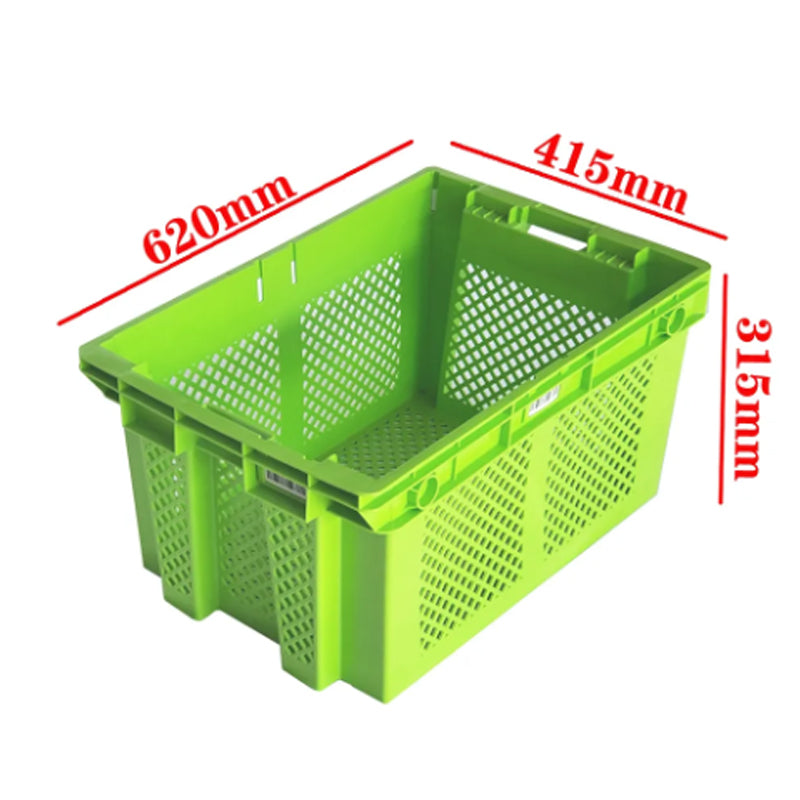 fushida Mesh rollover box(Starting batch 500) Thickened plastic basket turnover box fruit frame