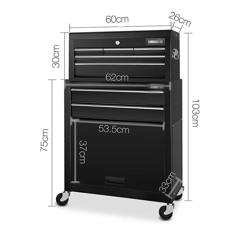 Huitong 220A+B-X(Price please ask customer service)  Car tool cart mobile tool cabinet multi-function drawer