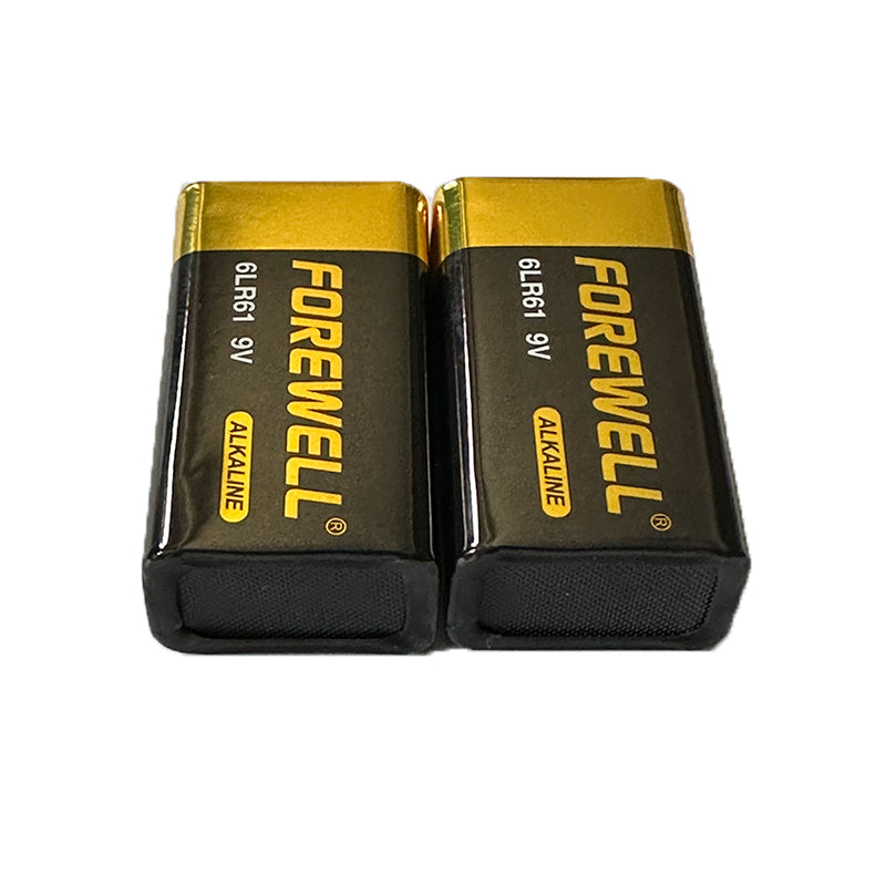 Weihe Alkaline dry cell 6LR61,2S  Durable, mercury-free and environmentally friendly