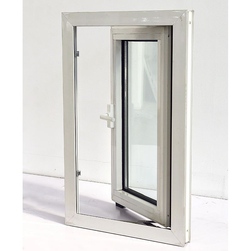 JIEJIE 50 series ordinary outward opening window PVC laminated glass soundproof window with inner opening