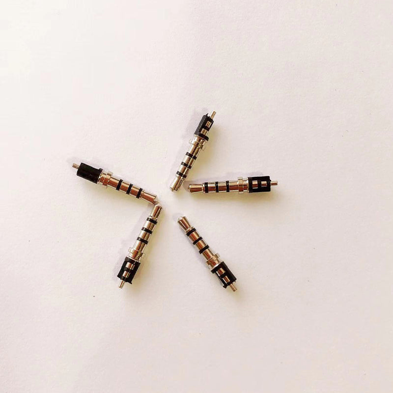 JIAJING 2.5 Quadrupole pins Earphone pin gold-plated quadrupole audio plug, power interface plug