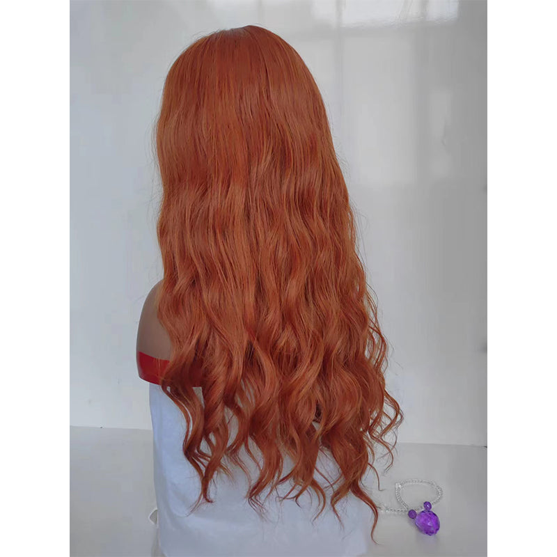 aoxuan Wig woman natural full head set long curly hair fluffy fashion simulation(Starting batch 100)Long curly hair natural full head wig