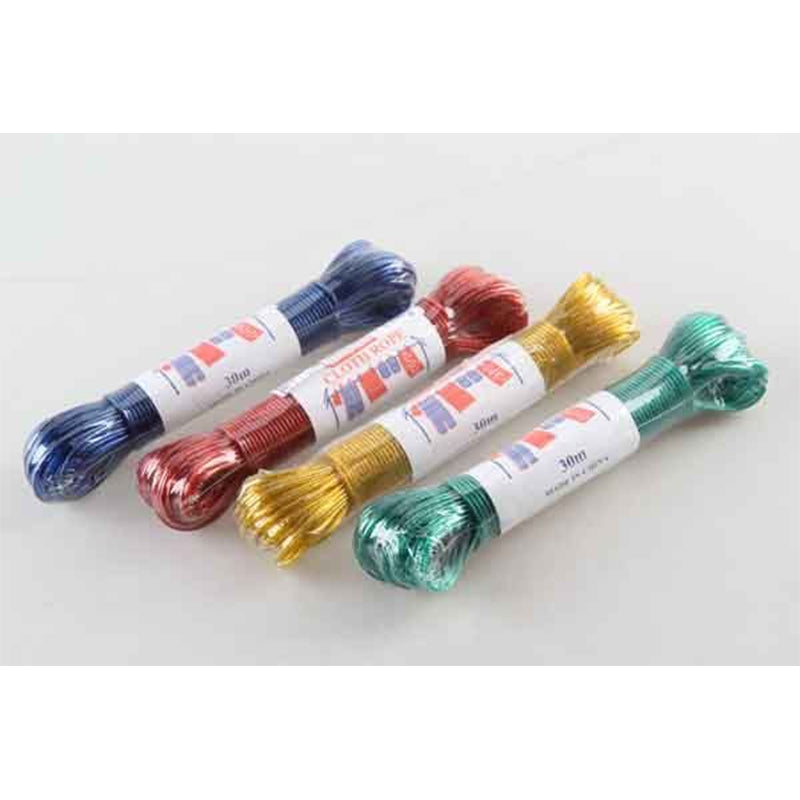 Huangsha Clothesline hs042020 2mm*20m Starting batch 3000 Wear resistant non-slip rope Woven nylon rope domestic