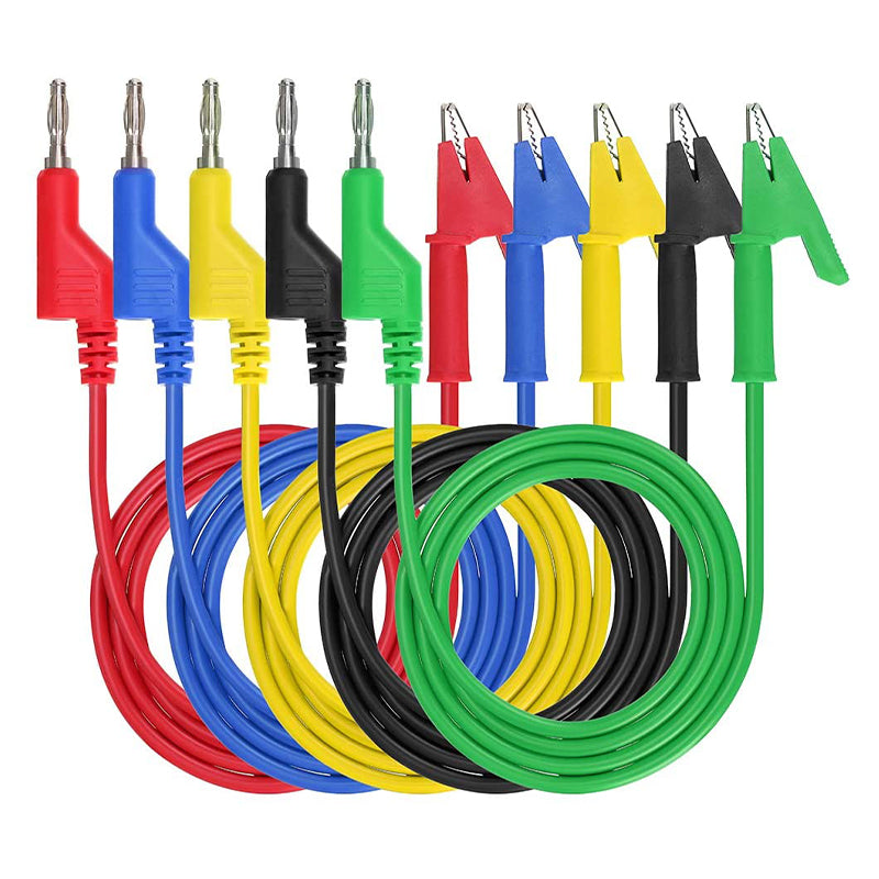 KRODE 4mm Banana to Alligator Clip Test Leads AT-TL022 Starting from 100(Price please ask customer service)Lantern Plugs Injection Molded Plugs