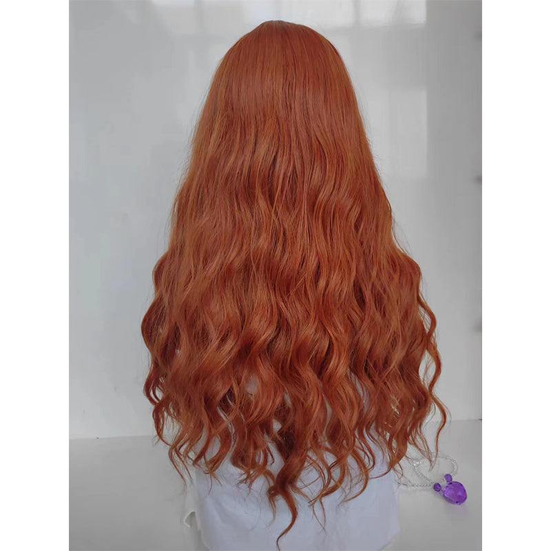 aoxuan Wig woman natural full head set long curly hair fluffy fashion simulation(Starting batch 100)Long curly hair natural full head wig