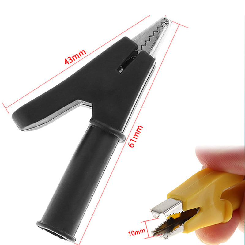 KRODE High Pressure Resistant 10mm Open Test Clips AT-0114 Starting from 100(Price please ask customer service)Connection Cord All-Wrapped Insulated Clips