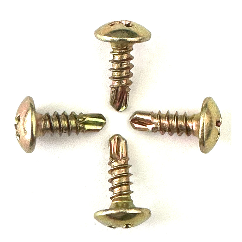 Juji Large flat head drill screw 4*12(Price please ask customer service) Add hard high strength cross round head