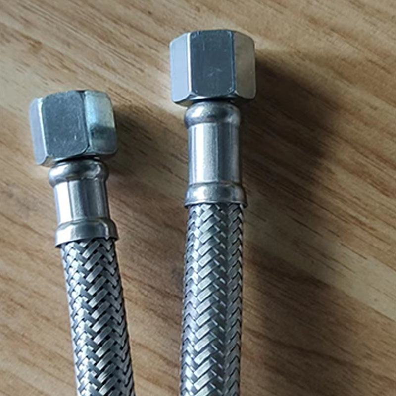 Shengjin Mute oil free air compressor inlet and outlet gas metal high pressure hose M14*1.5 connector/pipe diameter Φ12mm, M16*1.5 connector(Price please ask customer service)