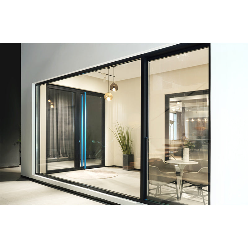 Shengmilan 131 Monorail broken bridge side compression window(Price please ask customer service) Narrow side sliding door hollow glass window