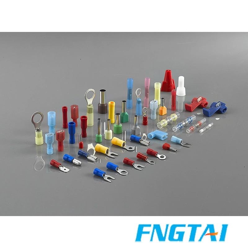 FENGTAI  High Quality RV Type Crimp Ring Insulated Copper Cable Terminal Lug