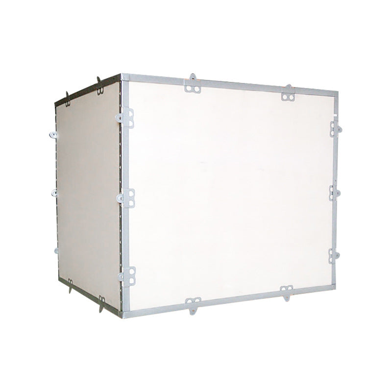 XiongCan Fumigation-free steel belt packing box Fumigation-free wooden box plywood steel belt wooden box thickened removable packaging wooden box logistics turnover wooden box(Price please ask customer service)Steel Strip Packaging Transportation