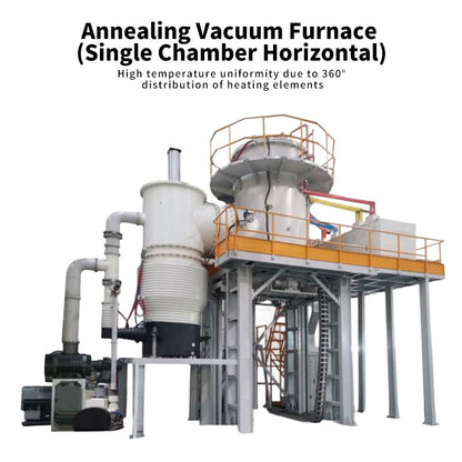 HuaSu Vertical high pressure gas quenching vacuum furnace(Price please ask customer service)High temperature furnace Rapid cooling
