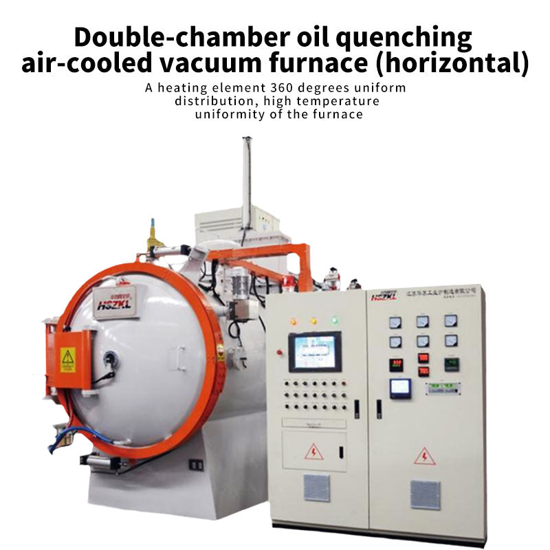 HuaSu Double-chamber oil quenching air-cooled vacuum furnace (horizontal)(Price please ask customer service)Auto Parts High production efficiency