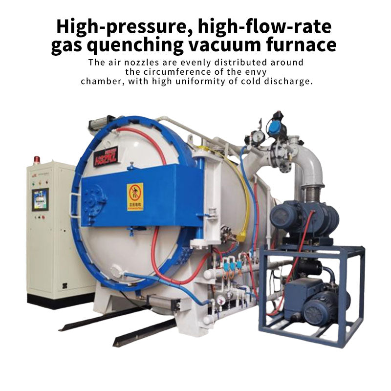 HuaSu High-pressure, high-flow-rate gas quenching vacuum furnace (single-chamber horizontal)(Price please ask customer service)Not easy to deform Convenient