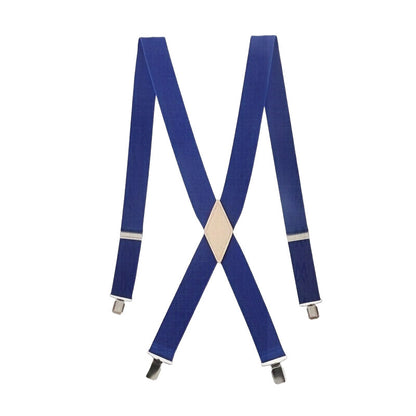 JinKang Adult suspenders Personalized Y-shaped cowhide six-button sling Men's Suit Pants Lift Pants Button Style