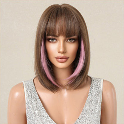 aoxuan Wig 7（Starting batch 100）  European and American short hair wig Bob natural full head set