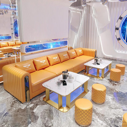 ShuaXin Stainless Steel Tea Table Sofa Set Starting lot size 5(Price please ask customer service)Waterproof and Sunproof Leisure small coffee table table and chairs set