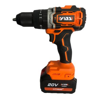 Yida 60NM lithium electric two-speed percussion drill(Price please ask customer service)  Brushless impact High power