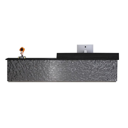 ShuaXin Stainless steel cash register (bar) (Price please ask customer service)Simple Modern Reception Desk