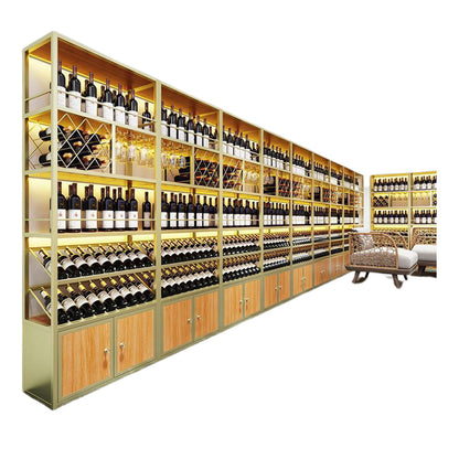 ShuaXin Stainless Steel Glass Wine Cooler(Price please ask customer service)Glass Wine Cabinet  Restaurant Wine Cabinet