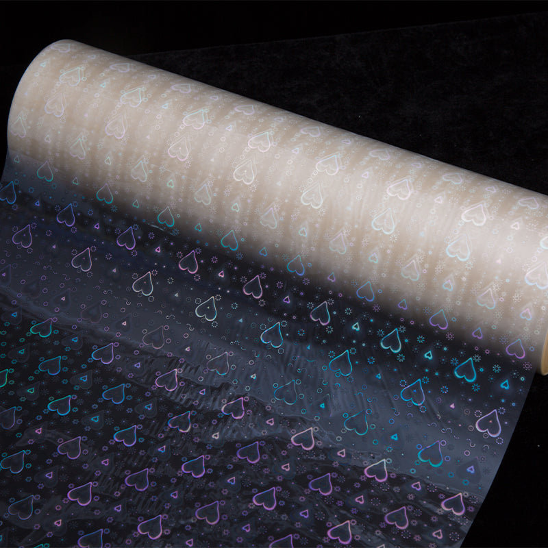 Pre-coated laser film