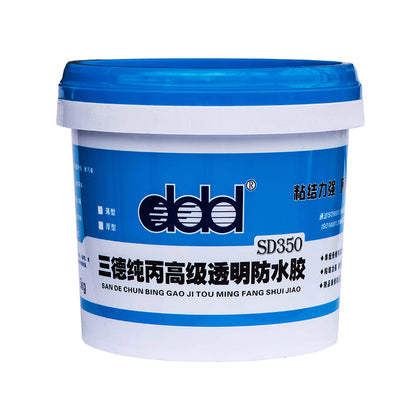 SANDE Pure Propylene Advanced Transparent Waterproof Adhesive  Sealant Tahan Air Transparan Propilena Murni Lapisan Tahan Air Transparan Elastis untuk Dinding Interior dan Eksterior