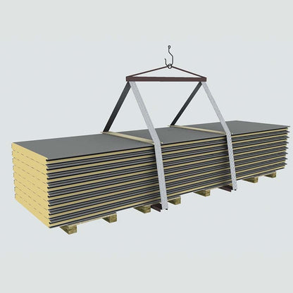 LINGSHUN   Mechanized rock wool board, fireproof purification board, composite sandwich board