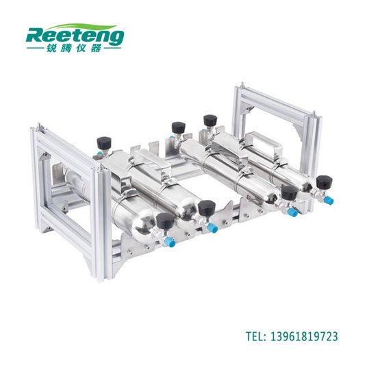 ruiteng Cylinder rack  LPG sampling cylinder support Stainless steel support Mobile support