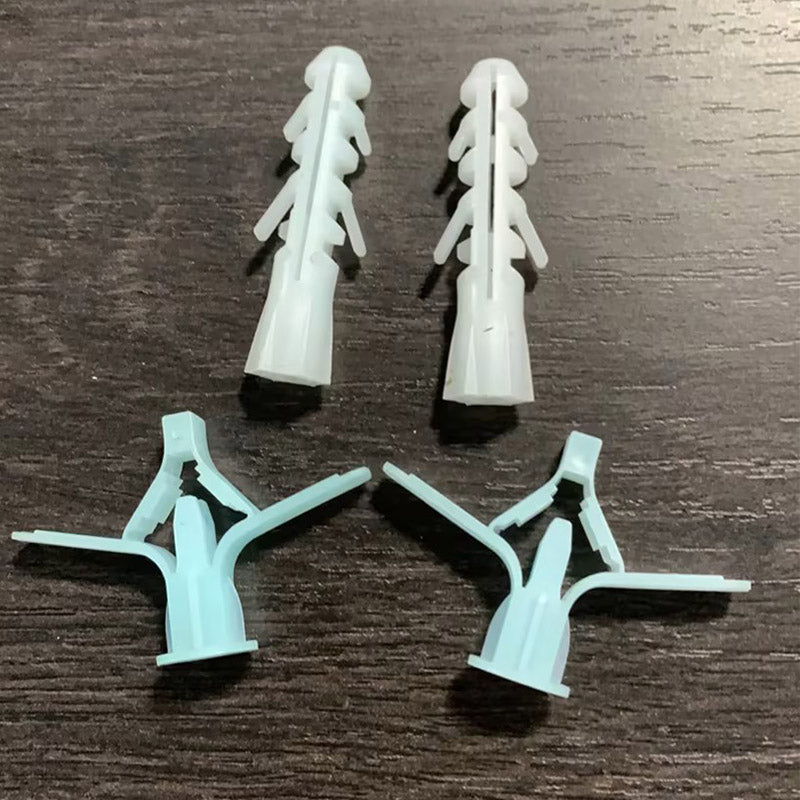 LEQINGHUANGRONG  Expansion tube mold 10*55  Plastic expansion pipe PE plastic expansion pipe bolt expansion pipe