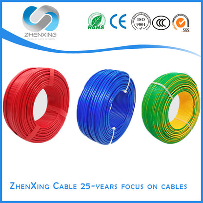 ZHENXING  Copper core PVC insulated flexible cable  High purity oxygen-free copper copper core flexible wire