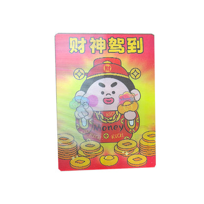 Luoyu Acrylic magnetic fridge sticker(Customised products, price ask customer service)  Decorate refrigerator magnets for Chinese New Year