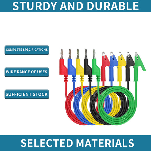 KRODE 4mm Banana to Alligator Clip Test Leads AT-TL022 Starting from 100(Price please ask customer service)Lantern Plugs Injection Molded Plugs