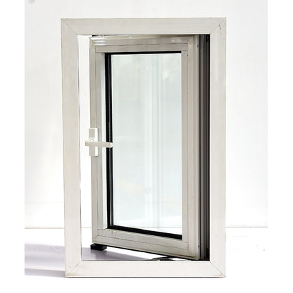 JIEJIE  50 series ordinary outward opening window   PVC laminated glass soundproof window with inner opening