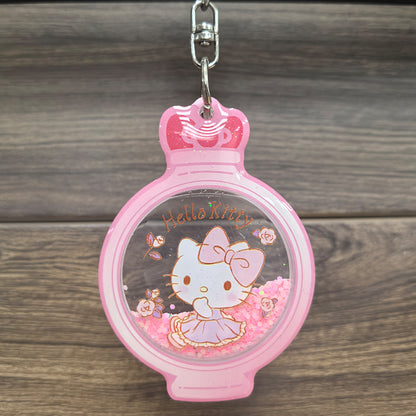 Luoyu Acrylic Keychain(Customised products, price ask customer service)  Cartoon creative key ring trinkets delicate cartoon