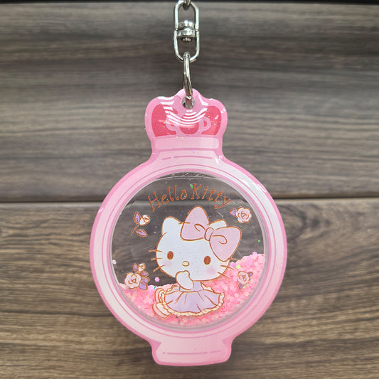 Luoyu Acrylic Keychain(Customised products, price ask customer service)  Cartoon creative key ring trinkets delicate cartoon