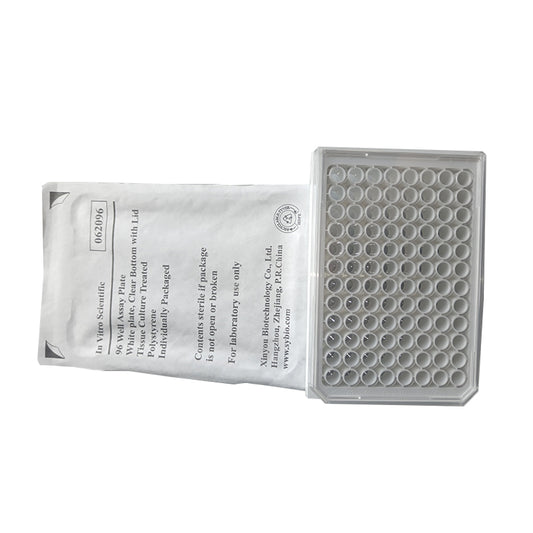 KangYuan Cell Culture Plate 96 wells white hzkywhd006    White, clear-bottomed culture plates Disposable plates